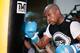 LAS VEGAS, NV - SEPTEMBER 02: Boxer Floyd Mayweather Jr. (L) works out at the Mayweather Boxing Club on September 2, 2014 in Las Vegas, Nevada. Mayweather Jr. will defend his WBC/WBA welterweight titles against Marcos Maidana on September 13 in Las Vegas. (Photo by Eric Jamison/Getty Images)