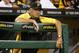 Pittsburgh Pirates manager Clint Hurdle stands in the dugout during the sixth inning of a baseball game against the Cincinnati Reds in Pittsburgh Friday, Aug. 29, 2014. The Pirates own 2-1. (AP Photo/Gene J. Puskar)