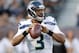 OAKLAND, CA - AUGUST 28: Quarterback Russell Wilson #3 of the Seattle Seahawks in action against the Oakland Raiders at O.co Coliseum on August 28, 2014 in Oakland, California. (Photo by Ezra Shaw/Getty Images)