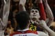 Barcelona’s Mario Hezonja fires a shot during the Euroleague Final Four third place match between Barcelona and CSKA of Moscow, in Milan, Italy, Sunday, May 18, 2014. (AP Photo/Luca Bruno)