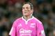 DUNEDIN, NEW ZEALAND - MAY 24: A bloodied referee Glen Jackson during the round 15 Super Rugby match between the Highlanders and the Crusaders at Forsyth Barr Stadium on May 24, 2014 in Dunedin, New Zealand. (Photo by Rob Jefferies/Getty Images)