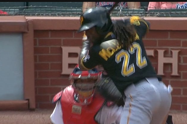 Video: Miller Throws Dart Behind McCutchen