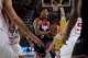 United States's Derrick Rose, controls the ball during the Group C Basketball World Cup match, against Turkey, in Bilbao northern Spain, Sunday, Aug. 31, 2014. The 2014 Basketball World Cup competition take place in various cities in Spain from last Aug. 30 through to Sept. 14. (AP Photo/Alvaro Barrientos)