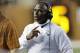 Texas coach Charlie Strong during the second half of an NCAA college football game against North Texas, Saturday, Aug. 30, 2014, in Austin, Texas. (AP Photo/Eric Gay)