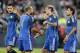 Argentina's players celebrate their side's fourth goal by Angel Di Maria, 2nd right, during the friendly soccer match between Germany and Argentina in Duesseldorf, Germany, Wednesday, Sept. 3, 2014. (AP Photo/Frank Augstein)