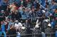 PORTO ALEGRE, BRAZIL - AUGUST 10: Gremio fans before the match between Internacional and Gremio as part of Brasileirao Series A 2014, at Estadio Beira-Rio on August 10, 2014, in Porto Alegre, Brazil. (Photo by Lucas Uebel/Getty Images)