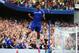 LONDON, ENGLAND - AUGUST 23: Diego Costa of Chelsea celebrates as he scores their first goal during the Barclays Premier League match between Chelsea and Leicester City at Stamford Bridge on August 23, 2014 in London, England. (Photo by Paul Gilham/Getty Images)