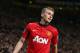 MANCHESTER, ENGLAND - MAY 06: James Wilson of Manchester United celebrates scoring the second goal during the Barclays Premier League match between Manchester United and Hull City at Old Trafford on May 6, 2014 in Manchester, England. (Photo by Alex Livesey/Getty Images)