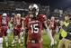 South Carolina's Jimmy Legree walks the field after the Gamecocks 19-14 win over Florida after an NCAA college football game Saturday, Nov. 16, 2013, at Williams-Brice Stadium in Columbia, S.C. (AP Photo/ Richard Shiro)