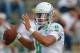 EUGENE, OR - AUGUST 30: Quarterback Marcus Mariota #8 of the Oregon Ducks warms up prior to the game against the South Dakota Coyotes at Autzen Stadium on August 30, 2014 in Eugene, Oregon. (Photo by Otto Greule Jr/Getty Images)