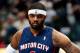 Jan 26, 2014; Dallas, TX, USA; Detroit Pistons small forward Josh Smith (6) reacts during the game against the Dallas Mavericks at American Airlines Center. Dallas won 116-106. Mandatory Credit: Kevin Jairaj-USA TODAY Sports