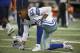 Dallas Cowboys wide receiver Terrance Williams warms up before a NFL preseason football game against the Denver Broncos, Thursday, Aug. 28. 2014, in Arlington, Texas. (AP Photo/Brandon Wade)