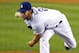 Los Angeles Dodgers starting pitcher Clayton Kershaw throws to the plate during the fourth inning of a baseball game against the Washington Nationals, Tuesday, Sept. 2, 2014, in Los Angeles. (AP Photo/Mark J. Terrill)