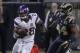 Minnesota Vikings running back Adrian Peterson (28) runs with the ball during the fourth quarter of an NFL football game against the St. Louis Rams Sunday, Dec. 16, 2012, in St. Louis. (AP Photo/Seth Perlman)