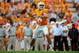 Sep 6, 2014; Knoxville, TN, USA; Tennessee Volunteers quarterback Justin Worley (14) drops to pass the ball against the Arkansas State Red Wolves during the first quarter at Neyland Stadium. Mandatory Credit: Randy Sartin-USA TODAY Sports