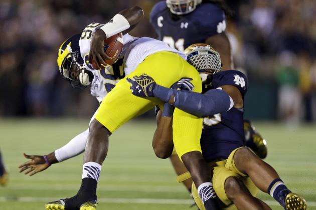 Michigan vs. Notre Dame: Game Grades for Wolverines and Fighting Irish