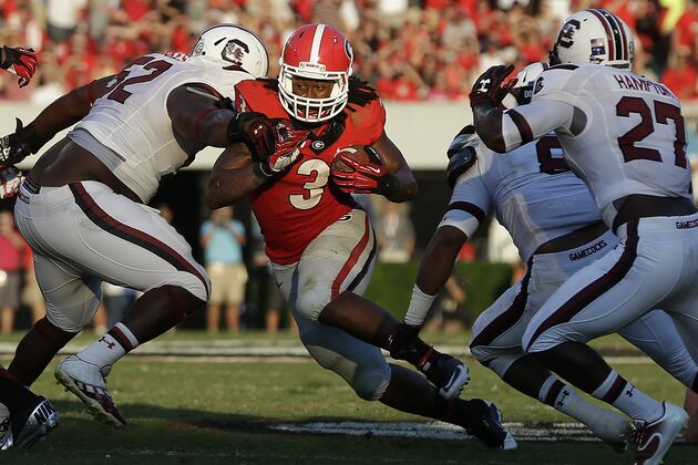 Georgia vs. South Carolina: TV Info, Spread, Injury Updates, Game Time and More