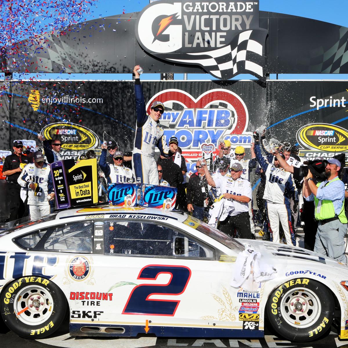 Sprint Cup Chase Standings 2014: NASCAR Grid, Schedule After