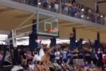 Shirtless Dunk Attempt Fails Miserably