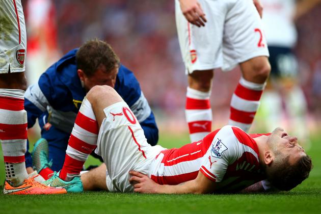 Ramsey and Wilshere out for Arsenal for Galatasaray and Maybe Chelsea 