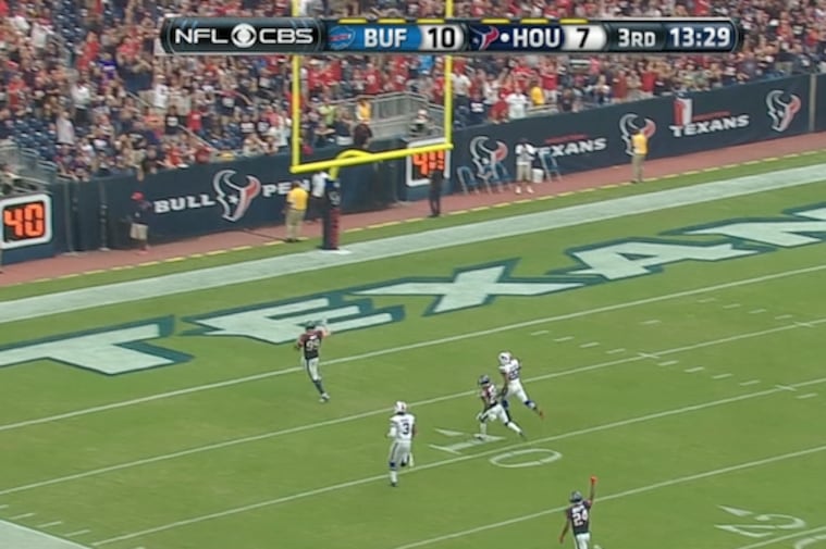 Sunday's Craziest Play: Watt Takes Pick 80 Yards for the Touchdown Against Bills