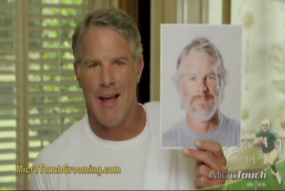 Brett Favre 'Gets His Groom Back' in Male Grooming Product Commercial