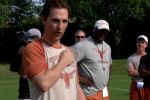 McConaughey Gives Speech to Horns