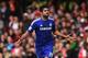LONDON, ENGLAND - OCTOBER 05: Diego Costa of Chelsea celebrates scoring their second goalduring the Barclays Premier League match between Chelsea and Arsenal at Stamford Bridge on October 4, 2014 in London, England. (Photo by Shaun Botterill/Getty Images)