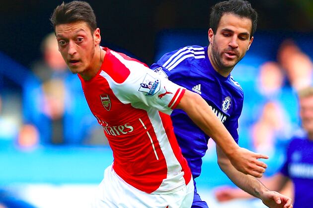 Arsenal's Mesut Ozil Outshone by Chelsea's Former Gunner Cesc Fabregas