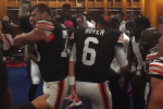 Hoyer Leads Dance Party After Browns Win