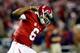TUSCALOOSA, AL - NOVEMBER 29: Blake Sims #6 of the Alabama Crimson Tide celebrates throwing a touchdown in the fourth quarter against the Auburn Tigers during the Iron Bowl at Bryant-Denny Stadium on November 29, 2014 in Tuscaloosa, Alabama. (Photo by Kevin C. Cox/Getty Images)