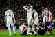 MADRID, SPAIN - JANUARY 15: Cristiano Ronaldo of Real Madrid CF reacts after failing to score during the Copa del Rey Round of 16 second leg match between Real Madrid CF and Club Atletico de Madrid at Estadio Santiago Bernabeu on January 15, 2015 in Madrid, Spain. (Photo by Gonzalo Arroyo Moreno/Getty Images)