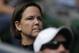 Lindsay Davenport looks on as Madison Keys plays during the 2015 Australian Open.