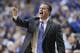 LEXINGTON, KY - DECEMBER 05: John Calipari the head coach of the Kentucky Wildcatsgives instructions to his team during the game against the Texas Longhorns at Rupp Arena on December 5, 2014 in Lexington, Kentucky. (Photo by Andy Lyons/Getty Images)