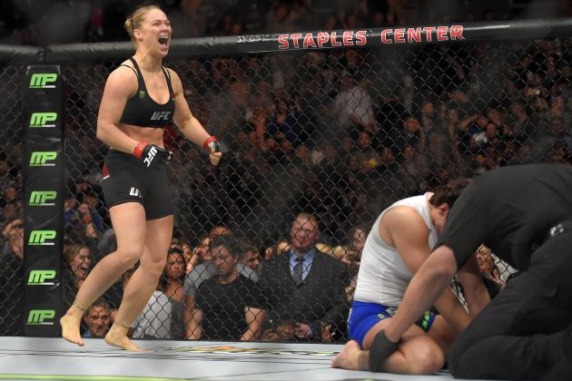 UFC 184 Results: Twitter Reacts to Winners, Losers from Rousey vs. Zingano Card