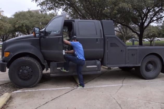 Former UFC Champ Johny Hendricks Has the Ultimate Driving Toy in His Ford F-650 
