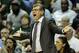 Connecticut head coach Geno Auriemma during the second half of an NCAA women's college basketball game against South Florida Monday, March 2, 2015, in Tampa, Fla. Connecticut won the game 88-65. (AP Photo/Chris O'Meara)