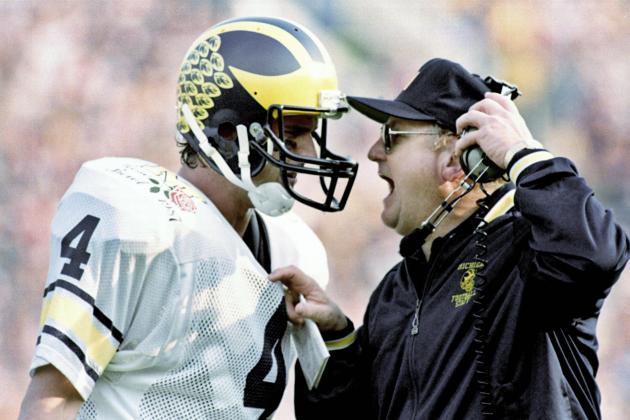Image result for harbaugh and bo