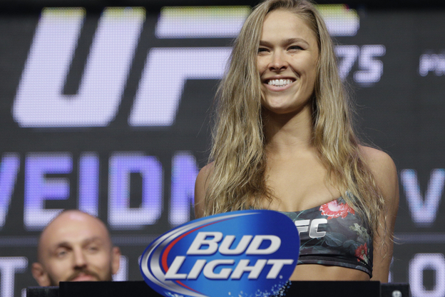 Ronda Rousey Spits Fire at Presser in Brazil to Promote Fight with Bethe Correia