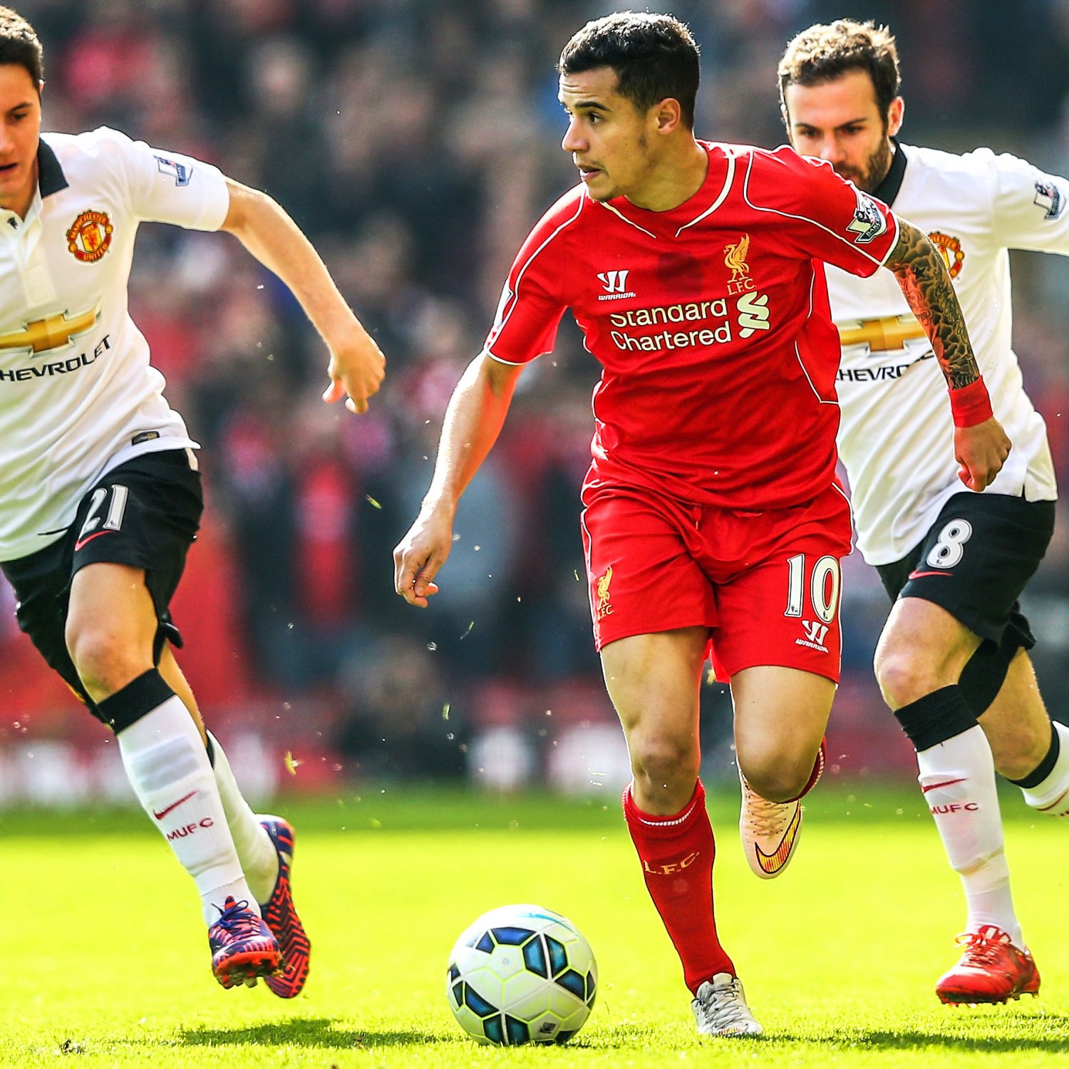 Liverpool vs. Manchester United: Live Score, Highlights from North-West Derby ...1500 x 1500