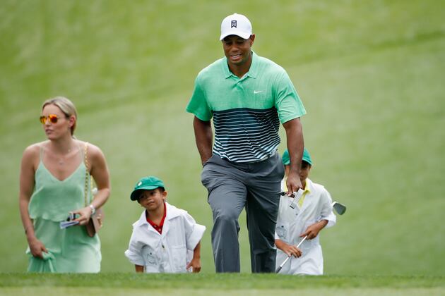 Tiger Woods at Masters Par 3 Tournament 2015: Score, Highlights and