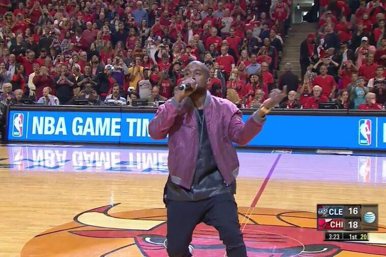 Kanye West Performs 'All Day' During Timeout in Chicago's Game 4 vs. Cleveland