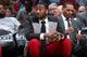 WASHINGTON, DC - MAY 11: John Wall #2 of the Washington Wizards watches from the bench in Game Four of the Eastern Conference Semifinals against the Atlanta Hawks during the 2015 NBA Playoffs on May 11, 2015 at the Verizon Center in Washington, DC. NOTE TO USER: User expressly acknowledges and agrees that, by downloading and or using this Photograph, user is consenting to the terms and conditions of the Getty Images License Agreement. Mandatory Copyright Notice: Copyright 2015 NBAE (Photo by Ned Dishman/NBAE via Getty Images)