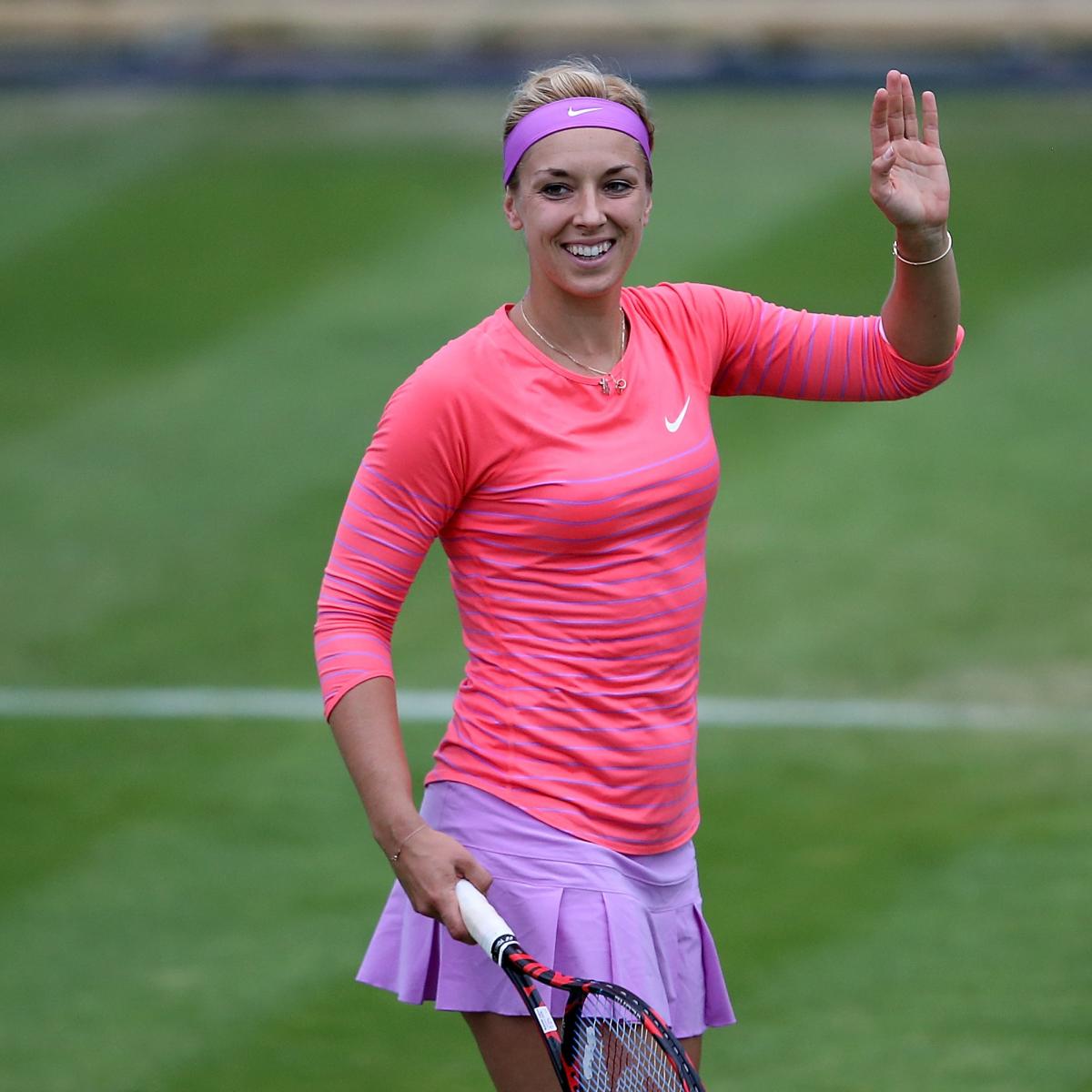 Sabine Lisicki Breaks World Record With 27 Aces At 2015 Aegon Classic Bleacher Report Latest