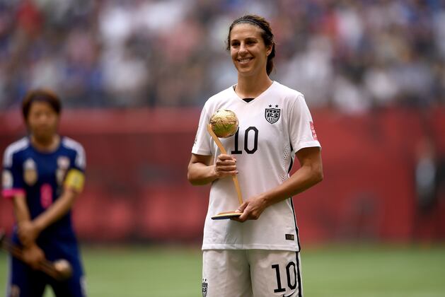 Carli Lloyd Wins Golden Ball Trophy: Stats, Highlights and Twitter Reaction