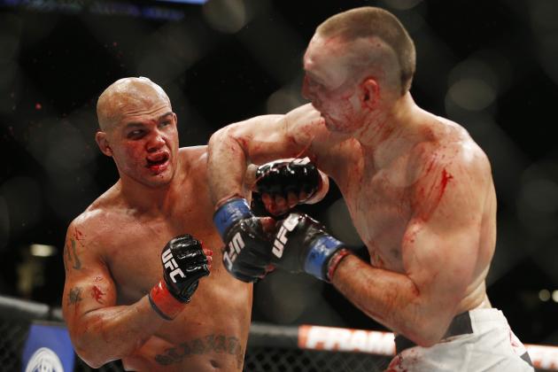 Robbie Lawler and Rory MacDonald Show off Battle Wounds Following UFC 189 War