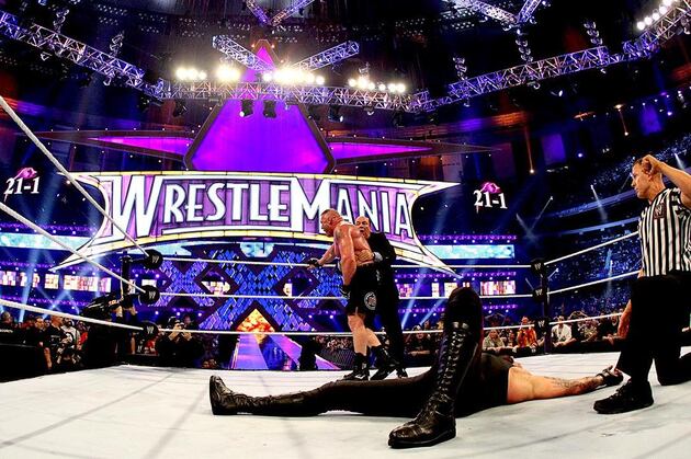 the undertaker vs brock