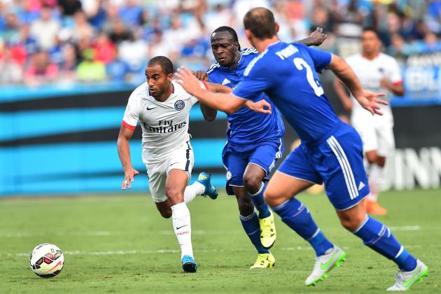 PSG's Lucas Moura Shines in International Champions Cup Penalty Loss to Chelsea