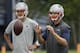 Tom Brady (right) will not be participating in the first four games of the season, which means Jimmy Garoppolo (left) will get the start.