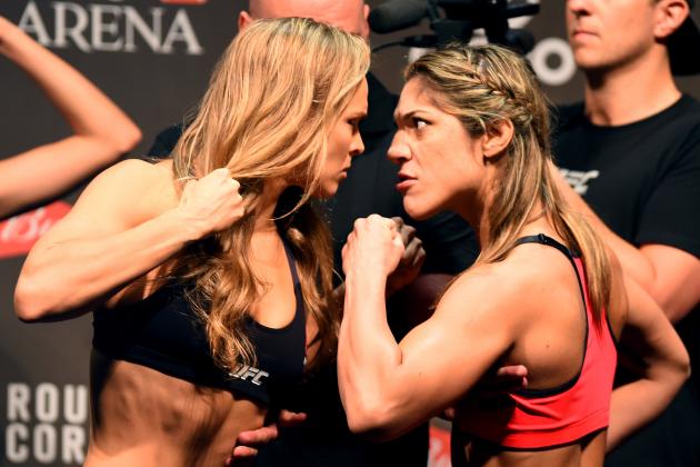 Rousey vs. Correia: Latest Comments, Weigh-In Info and Predictions for UFC 190